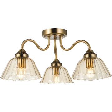 Dar Lighting Erika ERI5363 Plafonlámpa 3x40w/E14