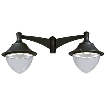 Novolux GUNTHER 407E-G31X1A-02 Utcavilágítás lámpatest 2X50W/GX53 IP65