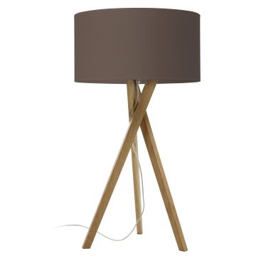 Novolux WOOD 621B-G05X1A-50 Asztali lámpa 1x60W/E27 IP20