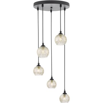 Dar Lighting Federico FED0522-09 Függőlámpa 5x40w/g9 ip20