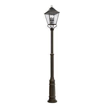Feiss Galena FE-GALENA5-XL-SBL Utcai lámpa 4x40 W/E14 ip44