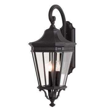Feiss COTSWOLD LANE FE-COTSLN2-L-BK Fali lámpa 3x60W/E14 IP44