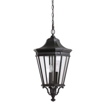 Feiss COTSWOLD LANE FE-COTSLN8-L-BK Függőlámpa 3x60W/E14 IP23