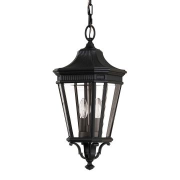 Feiss COTSWOLD LANE FE-COTSLN8-M-BK Függőlámpa 2x60W/E14 IP23