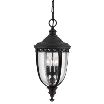 Feiss ENGLISH BRIDLE FE-EB8-L-BLK Függőlámpa 3x60W/E14 IP23