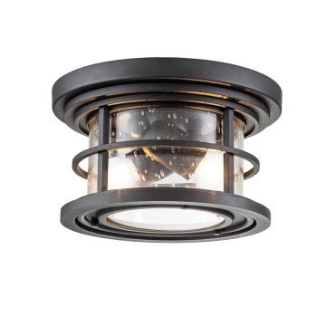 Feiss Lighthouse FE-LIGHTHOUSE-F-BLK Süllyesztett mennyezeti lámpa 2x40W/E27 IP44
