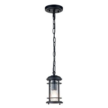 Feiss Lighthouse FE-LIGHTHOUSE8-S-BLK Függőlámpa 1x60W/E27 IP44