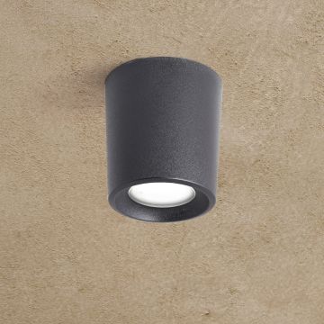 Fumagalli Livia FMG-LIVIA90-BLK Felületi spotlámpa 1x6W/G9 4000K-2700K 366lm IP55