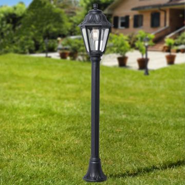 Fumagalli Mizar FMG-MIZAR-ANNA-BLK Állólámpa 1x23W/E27 2700K 800lm IP55
