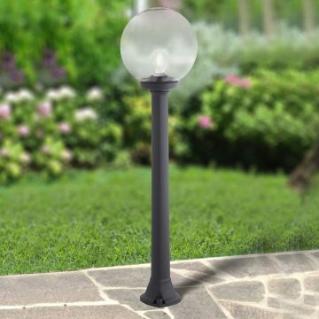 Fumagalli Giaffa FMG-GIAFFA-GLOBE-BLK Állólámpa 1x23W/E27 2700K 800lm IP55