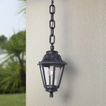 Fumagalli Sichem FMG-SICHEM-ANNA-BLK Függőlámpa 1x23W/E27 IP55