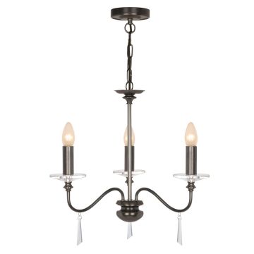 Elstead Lighting FINSBURY PARK FP3-OLD-BRZ Csillár 3x60W/E14