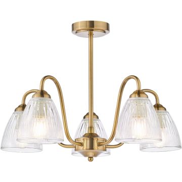 Dar Lighting Glynis GLY5463 Csillár 5x40w/e14