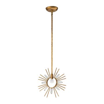 Gilded Nola Sun King GN-SUN-KING-P-G Függőlámpa 1x60 W/E27