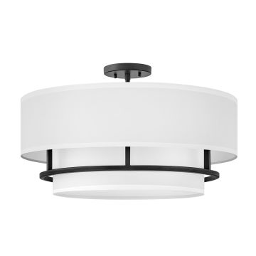Hinkley Lighting Graham HK-GRAHAM-L-BK Plafonlámpa 4x40 W/E14