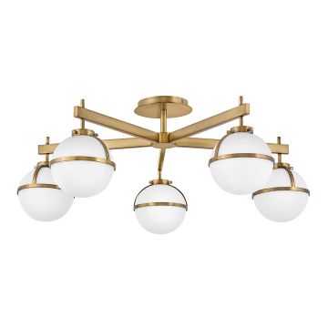 Hinkley Lighting Hollis HK-HOLLIS-5-O-HB Plafonlámpa 5x40 W/E14 ip44
