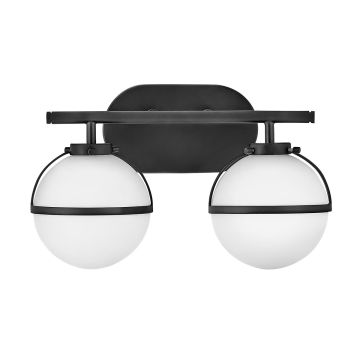 Hinkley Hollis HK-HOLLIS2-O-BK-BATH Fali lámpa 2x60W/E14 IP44