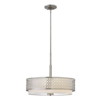 Hinkley Jules HK-JULES-3P-BN Függőlámpa 3x60W/E27