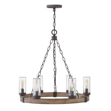 Hinkley Lighting Sawyer HK-SAWYER6-SQ Függőlámpa 6x40W/E14 IP44