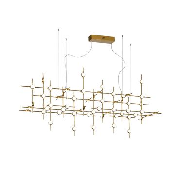 Italux PROVENZA MD18001067-55A GD Függőlámpa 55x132W/LED 3000K 9133LM IP20