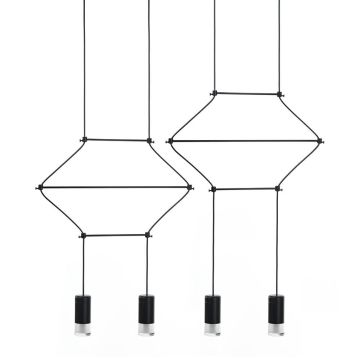 King Home FLUSSO LINE JD0032-4P Függőlámpa 4x3W/G9 3000K 960LMLM IP20