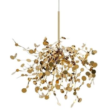 King Home MONETE SINGLE JD8653-1.GOLD Függőlámpa 3x30W/G9 IP20
