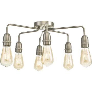 Dar Lighting Kiefer KIE0646 Plafonlámpa 6x60w/e27 ip20