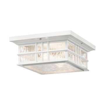 Elstead Lighting BEACON SQUARE KL-BEACON-SQUARE-F-WHT Süllyesztett mennyezeti lámpa 2x60W/E27 IP44