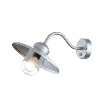 Elstead Lighting Klampenborg KLAMPENBORG-PIR-SIL Fali lámpa 1x60W/E27 IP44