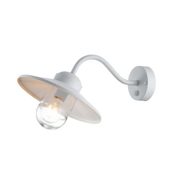 Elstead Lighting Klampenborg KLAMPENBORG-PIR-WHT Fali lámpa 1x60W/E27 IP44