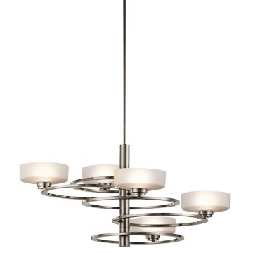 Kichler ALEEKA KL-ALEEKA5B Csillár 5x40W/G9