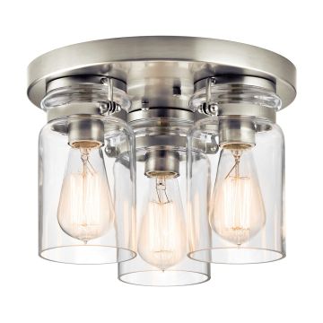 Kichler BRINLEY KL-BRINLEY-F-NI Süllyesztett mennyezeti lámpa 3x60W/E27
