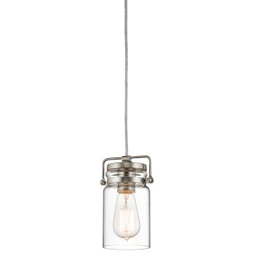 Kichler BRINLEY KL-BRINLEY-MP-NI Függőlámpa 1x60W/E27