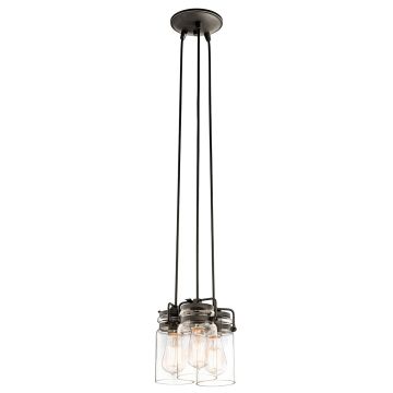 Kichler BRINLEY KL-BRINLEY3-OZ Függőlámpa 3x60W/E27