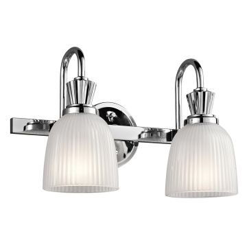 Kichler CORA KL-CORA2-BATH Fali lámpa 2x3,5W/G9 2x320LM IP44