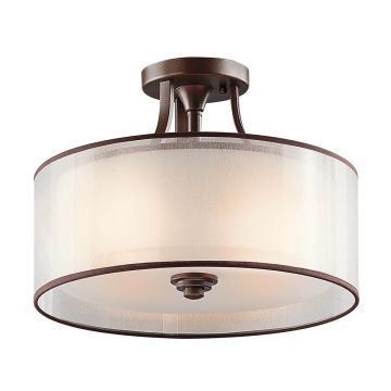 Kichler LACEY KL-LACEY-SF-MB Plafonlámpa 3x60W/E27