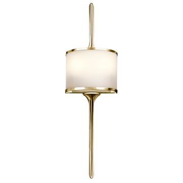 Kichler MONA KL-MONA-S-PB Fali lámpa 2x3,5W/G9 320LM IP44