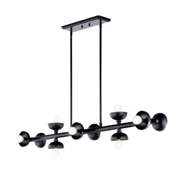 Kichler Palta KL-PALTA-LP10-BK Függőlámpa 10x40W/E14 IP20
