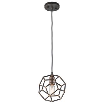 Kichler ROCKLYN KL-ROCKLYN-MP-RS Függőlámpa 1x60W/E27