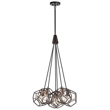 Kichler ROCKLYN KL-ROCKLYN6-RS Függőlámpa 6x60W/E27