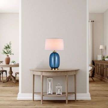 Light Prestige Amur LP-919/1T blue Asztali lámpa 1x60W/E27 IP20