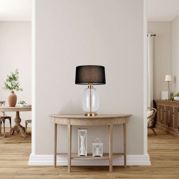 Light Prestige Amur LP-919/1T transparent Asztali lámpa 1x60W/E27 IP20