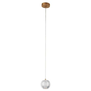 Light Prestige Brillant LP-3303/1P GD Függőlámpa 1x5W/LED 3000K|4000K|6000K 410lm IP20