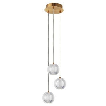Light Prestige Brillant LP-3303/3P GD Függőlámpa 3x11W/LED 1080lm IP20