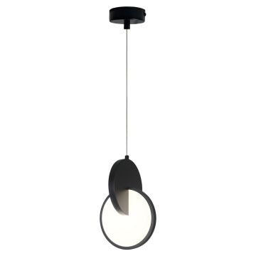 Light Prestige Circlo LP-1311/1P BK Függőlámpa 1x8W/LED 3000K|4000K|6000K 843lm IP20