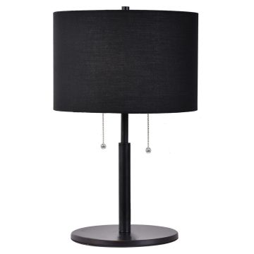Light Prestige Fogo LP-0304/2T BK Asztali lámpa 2x15W/E27 IP20