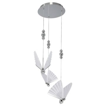 Light Prestige Mariposa LP-1715/3P CH Függőlámpa 3x24W/LED 3000K|4000K|6000K IP20