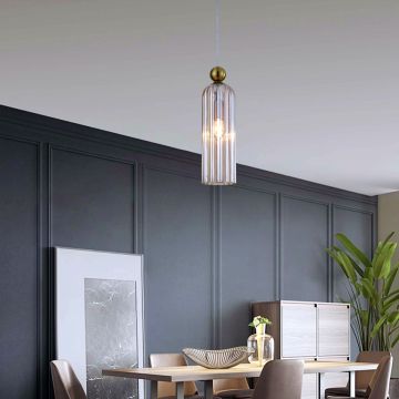 Light Prestige Piega LP-939/1P amber Függőlámpa 1x40W/E14 IP20