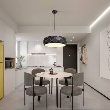 Light Prestige Reus LP-8069/1P BK Függőlámpa 3x60W/E27 IP20