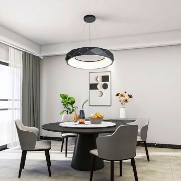 Light Prestige Reus LP-8069/1P LED BK Függőlámpa 1x36W/LED 4000K 3240 lm IP20